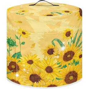 Flower Colorful Butterfly Grass Pressure Cooker Cover Dust-Proof Kitchen Appliance Cover Air Fryer Cover for 3 Quart Instant Pot with Top Handle and Pockets Washable