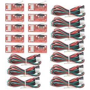 WMYCONGCONG 10 PCS Endstop Mechanical Limit Switch with Cable for 3D Printer Mega 2560 Limit Switch Use