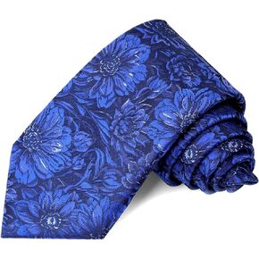 3.15'' (8cm) Men's Necktie Paisley Floral Silk Ties for Men Formal Flower Neckties with Multiple Colors