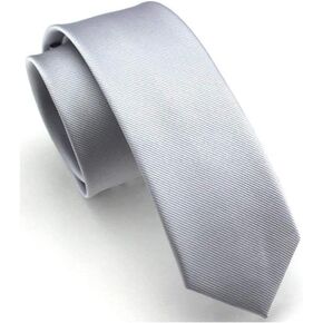 Mens Super Skinny Solid Color Ties Classic Eco-friendly Slim cut Neckties 2.4"