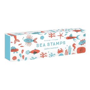 Sea Stamps: 25 stamps + 2 ink pads