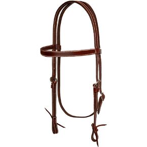 Premium Leather Browband Headstall - Adjustable Horse Headstall Crafted with Premium Leather - Durable Horse Headstalls with Stainless Steel Buckle