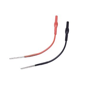 2 PCS Silicon Flexible Spoon Back Probes, Back Probe Pins Automotive Compatible with 4mm Banana Plug Test Leads