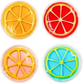 Boo Boo Ice Packs for Kids Toddler Reusable Baby Ice Pack, Kids Ice Pack, Hot or Cold Pack Gel Cooling Pad, for Pain Relief, Tired Eyes, Child Injury, Headache, Sinus Relief ((4 Pcs)