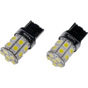 Dorman 7440W-SMD 7440 White 5050SMD 20LED Bulb Compatible with Select Models, 2 Pack