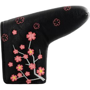 Golf headcovers Flower Blade Putter Head Covers with Magnet Magnetic Closure Golf Putters Protection Suitable for Callaway Ping Taylormade Cobra Odyssey Putter