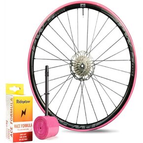 700 x 32 30 28 25 18C Ultralight 36g Bike Inner Tubes with 65mm Length French Valve, Bicycle Replacement Latex Inner Tube for Mountain MTB Road Hybrid Bicycle Bike (1 Piece)