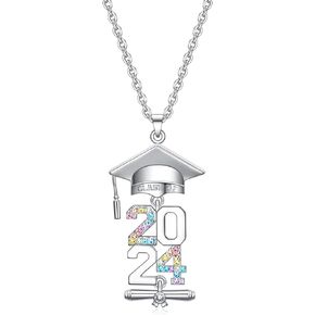 Graduation Cap Necklace gifts for Women,Class of 2024 Graduation Jewelry Decorations for Her Girls