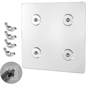 Non VESA Monitor Mount Adapter - 75x75 mm VESA Adaptor Mount for Monitor Without Holes for 17,19,22 inch Flat Panel Monitors Load Capacity 5-11lbs