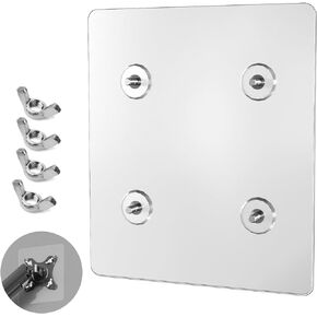 محول تركيب شاشة غير VESA - حامل محول VESA مقاس 75 × 75 مم للشاشة بدون فتحات لشاشات مسطحة مقاس 17,19,22 بوصة سعة تحميل 5-11 رطل