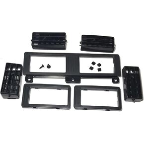 Replacement For Black Heater Air Vent Grille 1987-97 Navara D21 Hardbody Truck Pickup 7 PCS