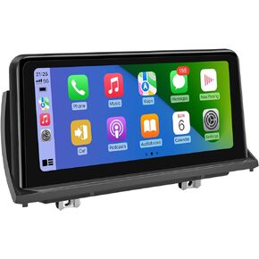 10.25 Inch 1920 * 720 Car Stereo for BMW X5 E70 X6 E71 (2011-2013) CIC System, Upgrade Factory Radio Android Auto Wireless CarPlay Bluetooth IPS Touch Screen