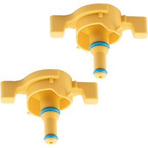 2PCS Fuel Filter Housing Drain Plug, Fuel Drain Valve, Fits F350 F250, Diesel 6.7L Billet HFCM Fuel Water Separator Drain Plug, Ford Super Duty 2017-2022 F350 F250, Replace HC3Z-9J305-A