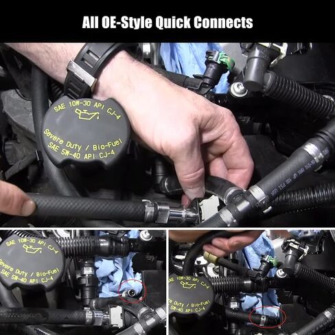 طقم تجاوز للوقاية من الكوارث من RULLINE Diesel CP4 متوافق مع Powerstroke 2011-2022 6.7L: تتضمن تعليمات التثبيت in Kuwait