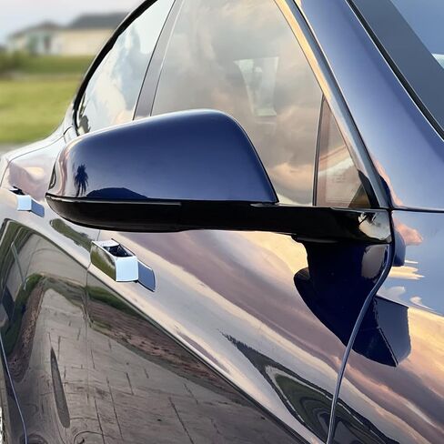 SlickMod Chrome Delete Blackout Vinyl Overlay for Tesla Model S - Complete KIT + Extra Side (1. Complete Kit, Gloss Black) in Kuwait