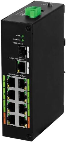 Lorex 8-Port ePoE Switch - Long Range Power and Data Transmission in Saudi Arabia