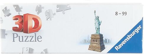 Ravensburger Statue of Liberty 108 Piece 3D Jigsaw Puzzle for Kids and Adults - Easy Click Technology Means Pieces Fit Together Perfectly , Blue in Saudi Arabia