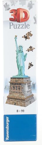 Ravensburger Statue of Liberty 108 Piece 3D Jigsaw Puzzle for Kids and Adults - Easy Click Technology Means Pieces Fit Together Perfectly , Blue in Saudi Arabia