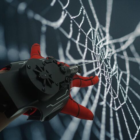 Spider Web Shooter - Web Launcher String Shooters Toy for Kids [Electric Reel-in] - Cool Gadgets String Gloves Shooters Toy for Superhero Role-Play in Saudi Arabia