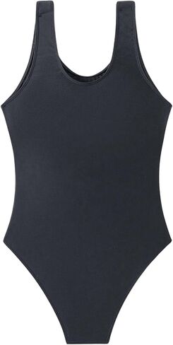 Floerns Girl's Appliques Rose Tummy Control Cut Out Scoop Neck One Piece Swimsuit in Saudi Arabia