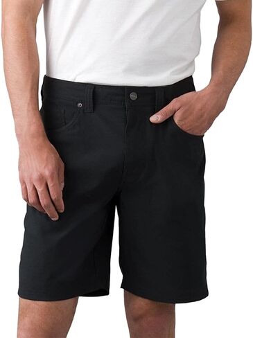 prAna Brion 9in Short II - للرجال، أسود، 30 in Saudi Arabia