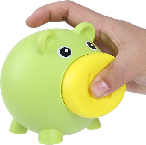 H&W Mini Piggy Bank, Cute Pig Go Oink-Oink, Shatterproof Coin Bank, Great First Money Bank (Blue) in Saudi Arabia