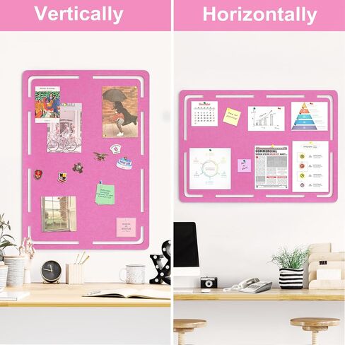SEG Direct Bulletin Board, Large Felt Cork Board 31" x 22" Self Adhesive Pin Board Memo Notice Board with 20 Push Pins for Home Office Decor, Light Blue in Saudi Arabia