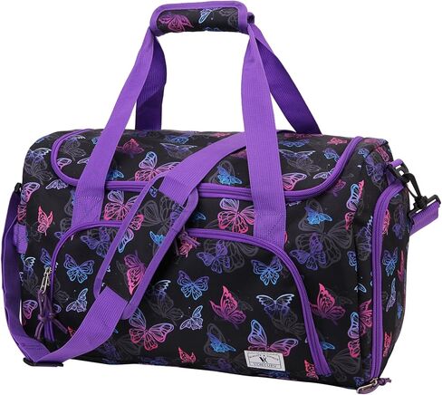 Travel Bag for Women Men,VX VONXURY 30L Medium Gym Bag with Waterproof Shoe Compartment,Lightweight Weeekender Carry On Bag(Black) in Saudi Arabia