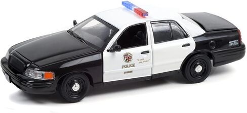LAPD 2011 Ford Crown Victoria Police Interceptor، Drive - Greenlight 86609 - 1/43 مقياس دييكاست لعبة مجسمة سيارة in Kuwait