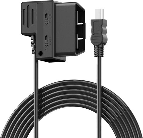 طقم أسلاك صلبة لكاميرا داش كام من بروفيو، مراقبة وضع ركن السيارة على مدار 24 ساعة، جيروسكوب مدمج ثلاثي المحاور، واجهة أو بي دي، مخرج 3 أمبير، USB صغير، 11.5 قدم، حماية من الجهد المنخفض in Kuwait