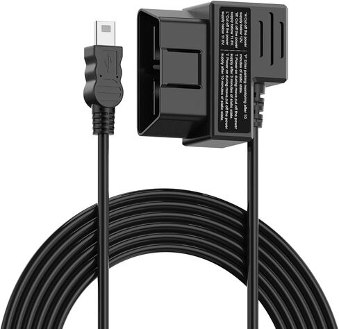 طقم أسلاك صلبة لكاميرا داش كام من بروفيو، مراقبة وضع ركن السيارة على مدار 24 ساعة، جيروسكوب مدمج ثلاثي المحاور، واجهة أو بي دي، مخرج 3 أمبير، USB صغير، 11.5 قدم، حماية من الجهد المنخفض in Kuwait