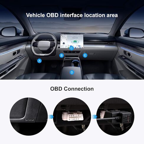 طقم أسلاك صلبة لكاميرا داش كام من بروفيو، مراقبة وضع ركن السيارة على مدار 24 ساعة، جيروسكوب مدمج ثلاثي المحاور، واجهة أو بي دي، مخرج 3 أمبير، USB صغير، 11.5 قدم، حماية من الجهد المنخفض in Kuwait