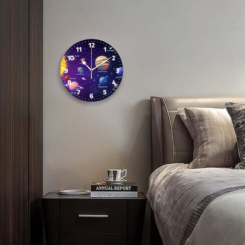 Battery Operated Wall Clocks 12 Inch,Baseball,Silent Home Decor for Bathroom,Living Room,Bedroom in Saudi Arabia