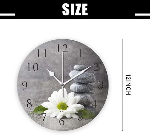 Battery Operated Wall Clocks 12 Inch,Baseball,Silent Home Decor for Bathroom,Living Room,Bedroom in Saudi Arabia