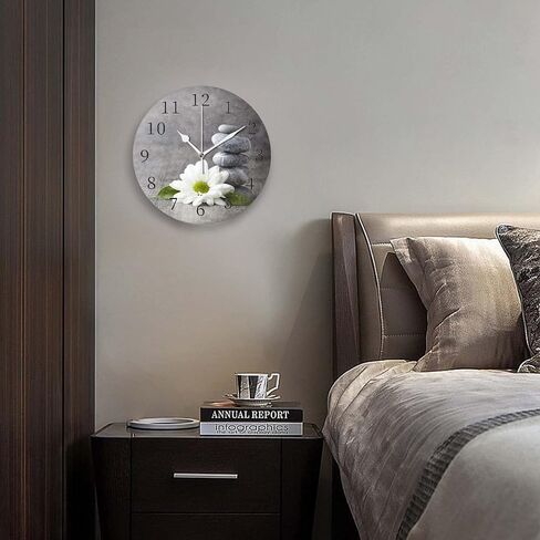 Battery Operated Wall Clocks 12 Inch,Baseball,Silent Home Decor for Bathroom,Living Room,Bedroom in Saudi Arabia