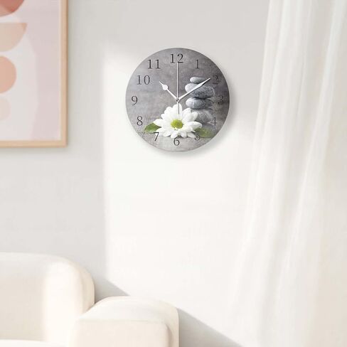 Battery Operated Wall Clocks 12 Inch,Baseball,Silent Home Decor for Bathroom,Living Room,Bedroom in Saudi Arabia