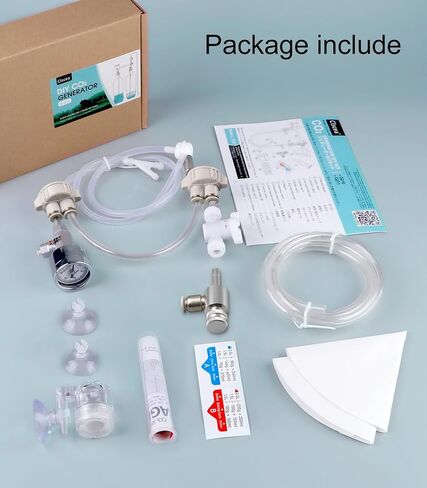 G211 Aquarium DIY CO2 Generator System Kit with Needle Valve & CO2 Diffuser in Kuwait