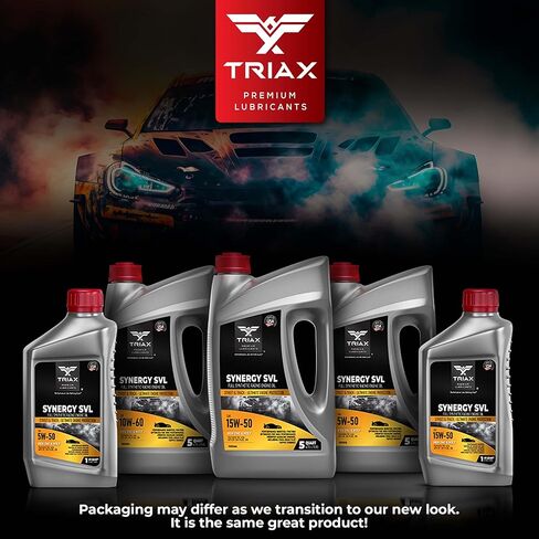 ترياكس سينرجي SVL 15W-50، درجة السباق، زيت محرك اصطناعي بالكامل، تركيبة للشوارع والمسارات (1 كوارت) in Saudi Arabia