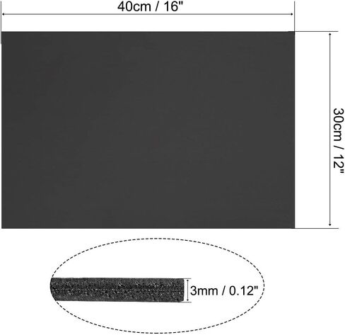 uxcell PVC Foam Board Sheet 3mm (1/8 Inch)-12" x 16" White for Signage, Presentations, Digital Screen Printing in Saudi Arabia