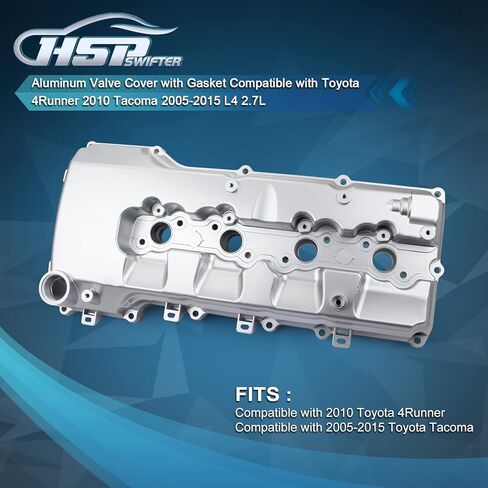 غطاء صمام ألومنيوم مع حشية متوافق مع Toyota 4Runner 2010 Tacoma 2005-2015 L4 2.7L OE# 1120175055, 112010C010 in Kuwait