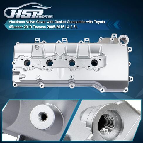 غطاء صمام ألومنيوم مع حشية متوافق مع Toyota 4Runner 2010 Tacoma 2005-2015 L4 2.7L OE# 1120175055, 112010C010 in Kuwait
