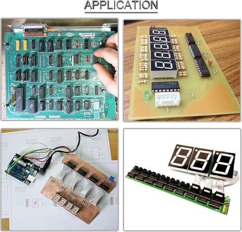 20 pcs SN74HC595N 8-Bit Counter Shift Registers 74HC595 DIP-16 3-State Output Registers Integrated Circuits high Speed Transmission + 20 pcs DIP-16 IC Socket in Saudi Arabia
