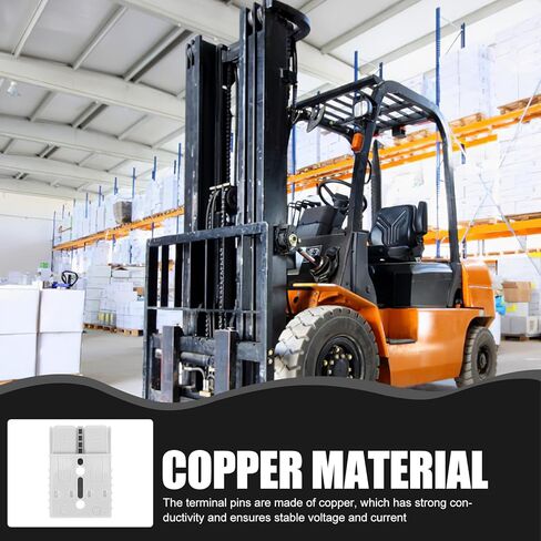 USHOBE 2 قطعة موصل الأسلاك تسخير التوصيل للونش سلك تسخير المكونات للمقطورة الاتصال السريع للروافع رافعة شوكية شحن المكونات الكهربائية التوصيل رافعة شوكية شاحن التوصيل جناح البطارية النحاس in Kuwait