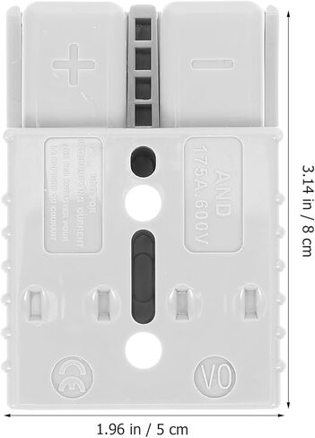 USHOBE 2 قطعة موصل الأسلاك تسخير التوصيل للونش سلك تسخير المكونات للمقطورة الاتصال السريع للروافع رافعة شوكية شحن المكونات الكهربائية التوصيل رافعة شوكية شاحن التوصيل جناح البطارية النحاس in Kuwait