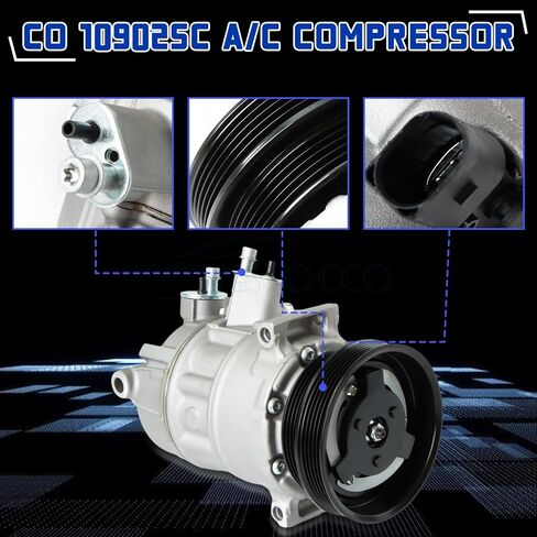 ضاغط تكييف الهواء CO 4574JC بديل ضاغط تكييف الهواء لشركة فولكس فاجن باسات جولف أرنب بيتل 2.5L in Saudi Arabia