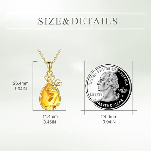 CRMAD Daisy/Black Cat/Dragonfly/Daffodil/Hummingbird/Stingray/Phoenix Feather/Rose Necklace Sterling Silver Moonstone Teardrop Pendant Necklace Flower Animal Jewelry Gifts for Women in Kuwait