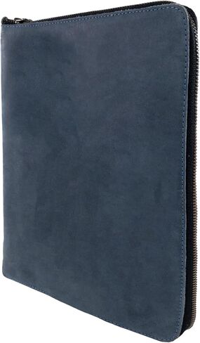 إخفاء وشرب، غطاء مجلة بسحاب لدفتر Moleskine، مقاس XL (7.5 × 9.75 بوصة. دفتر الملاحظات غير متضمن) جلد محبب بالكامل، مصنوع يدويًا، بني بوربون in Saudi Arabia