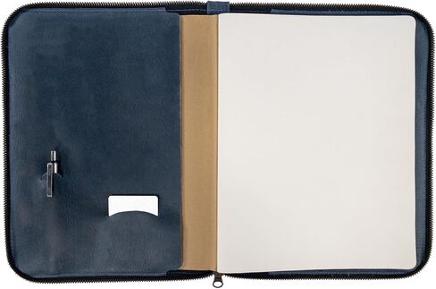 إخفاء وشرب، غطاء مجلة بسحاب لدفتر Moleskine، مقاس XL (7.5 × 9.75 بوصة. دفتر الملاحظات غير متضمن) جلد محبب بالكامل، مصنوع يدويًا، بني بوربون in Saudi Arabia