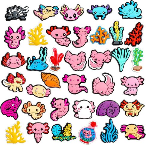36PCS Cartoon Shoe Charms for Kids Girls Kawaii Shoe Charms Cute Cartoon Shoe Charms shoe Decorations for Kids Teens Holiday Gifts in Saudi Arabia