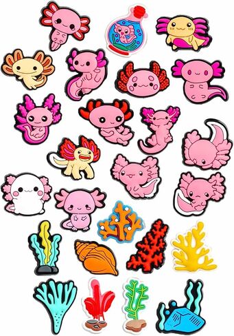 36PCS Cartoon Shoe Charms for Kids Girls Kawaii Shoe Charms Cute Cartoon Shoe Charms shoe Decorations for Kids Teens Holiday Gifts in Saudi Arabia